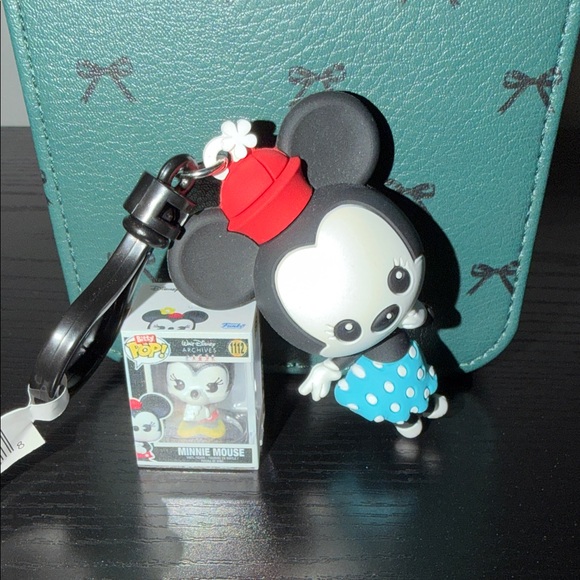Disney Accessories - Disney Minnie Mouse Keychain and Bitty Pop